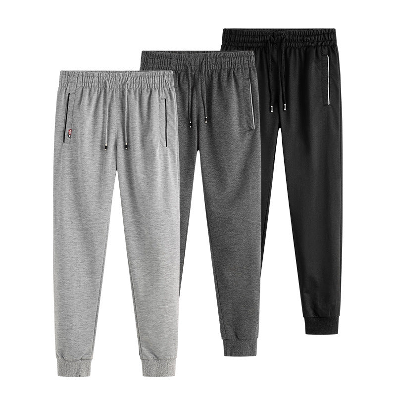 Men’s Korean Slim Fit Sweatpants – Winter Casual Pants