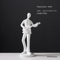 Play The Guitar White