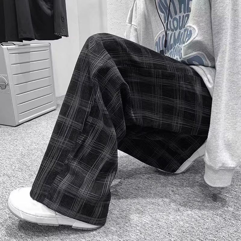 Men’s Japanese Style Retro Loose Casual Pants