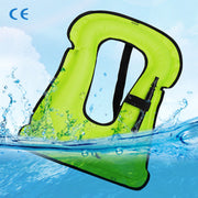 Swimming Inflatable Breathing Vest Secure