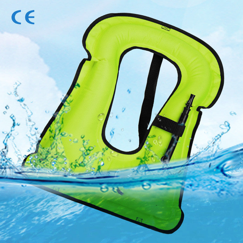 Swimming Inflatable Breathing Vest Secure