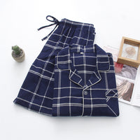 Navy blue check
