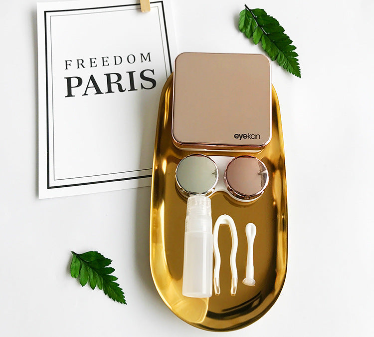 Stylish Plastic Contact Lens Case – Compact & Travel-Friendly