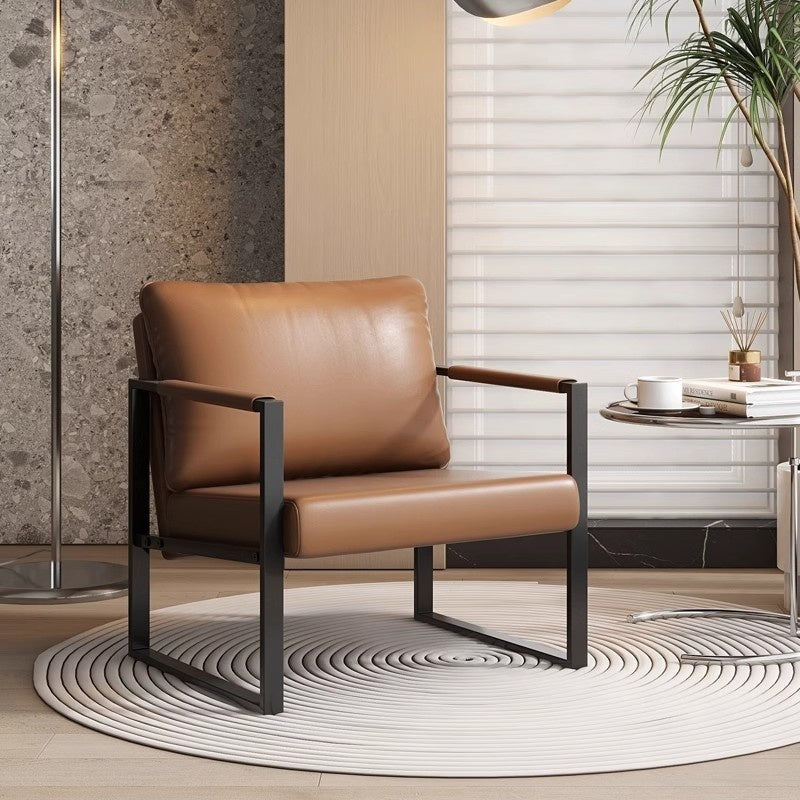 Light Luxury Single Seat Sofa Chair Nordic Style Bedroom Office