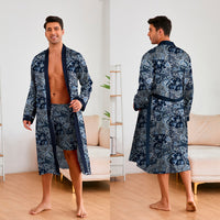 Blue Flower With Cloth Pattern