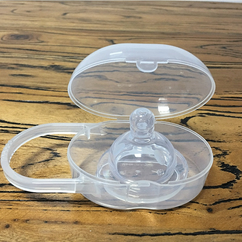 Shubeidi Oval Pacifier Storage Box – Wide & Standard Mouth Holder
