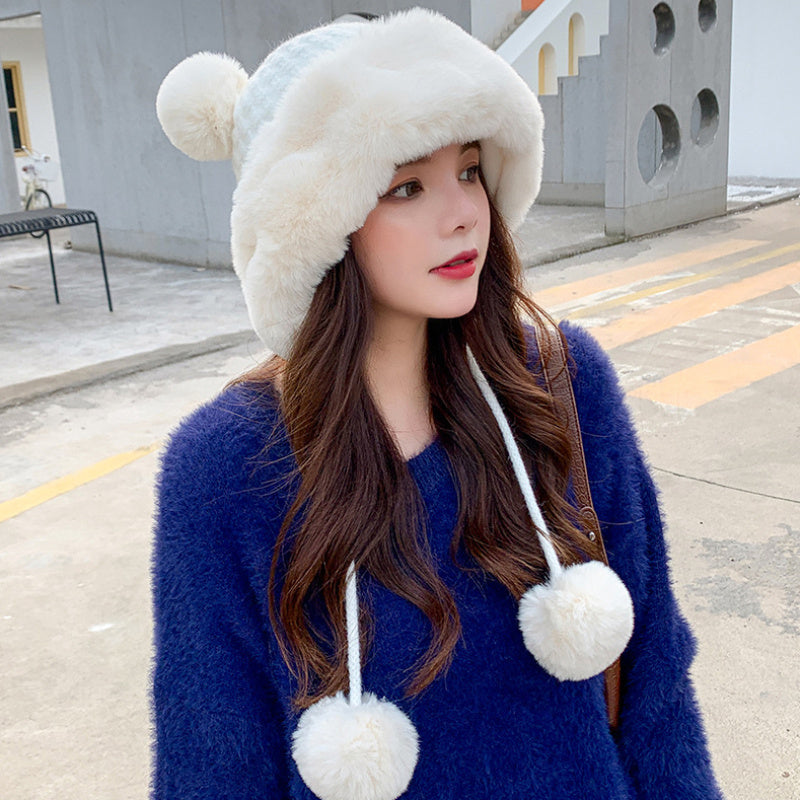 Autumn And Winter Ladies New Korean Style Knitted Wool Hat