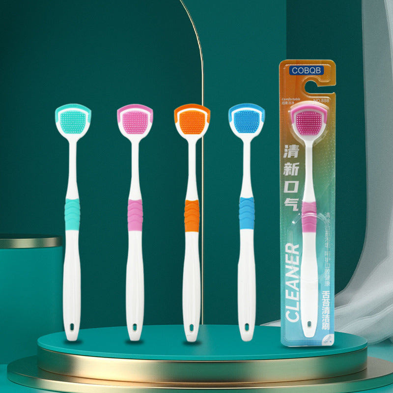Tongue Coating Brush Cleaner Multifunction