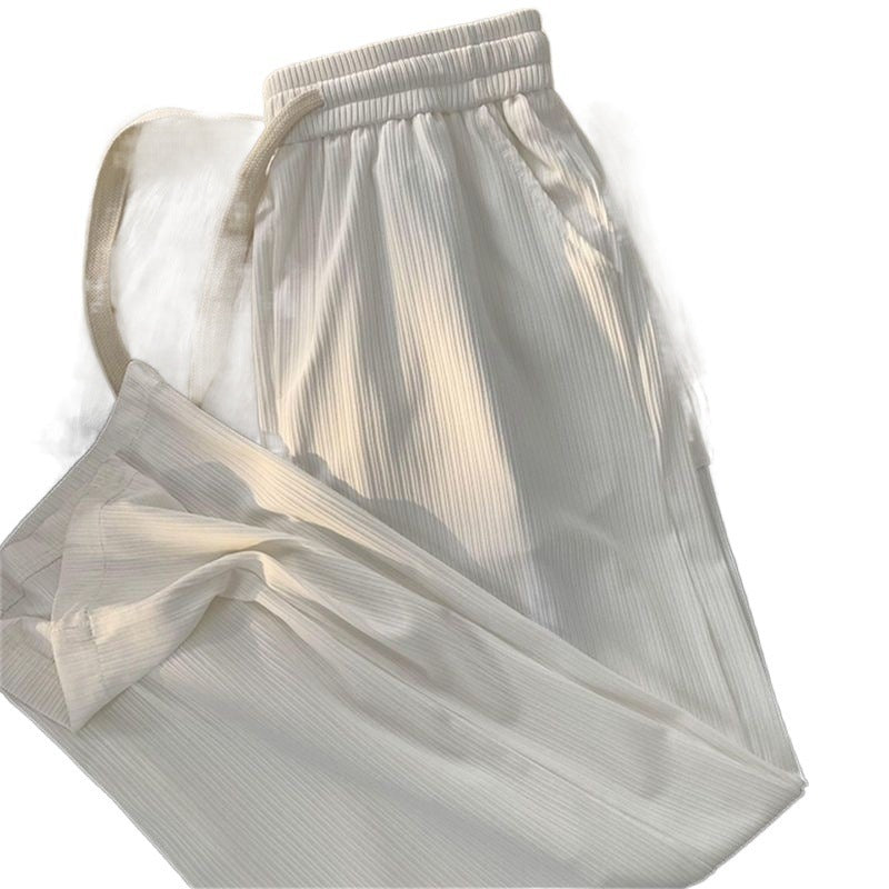 Men’s Thin Loose Straight Summer Casual Trousers