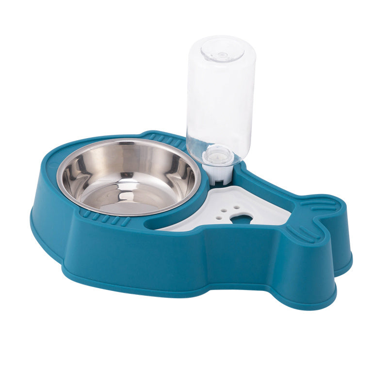 Pet 2-in-1 Moisture-proof Beard Automatic Drinking Bowl