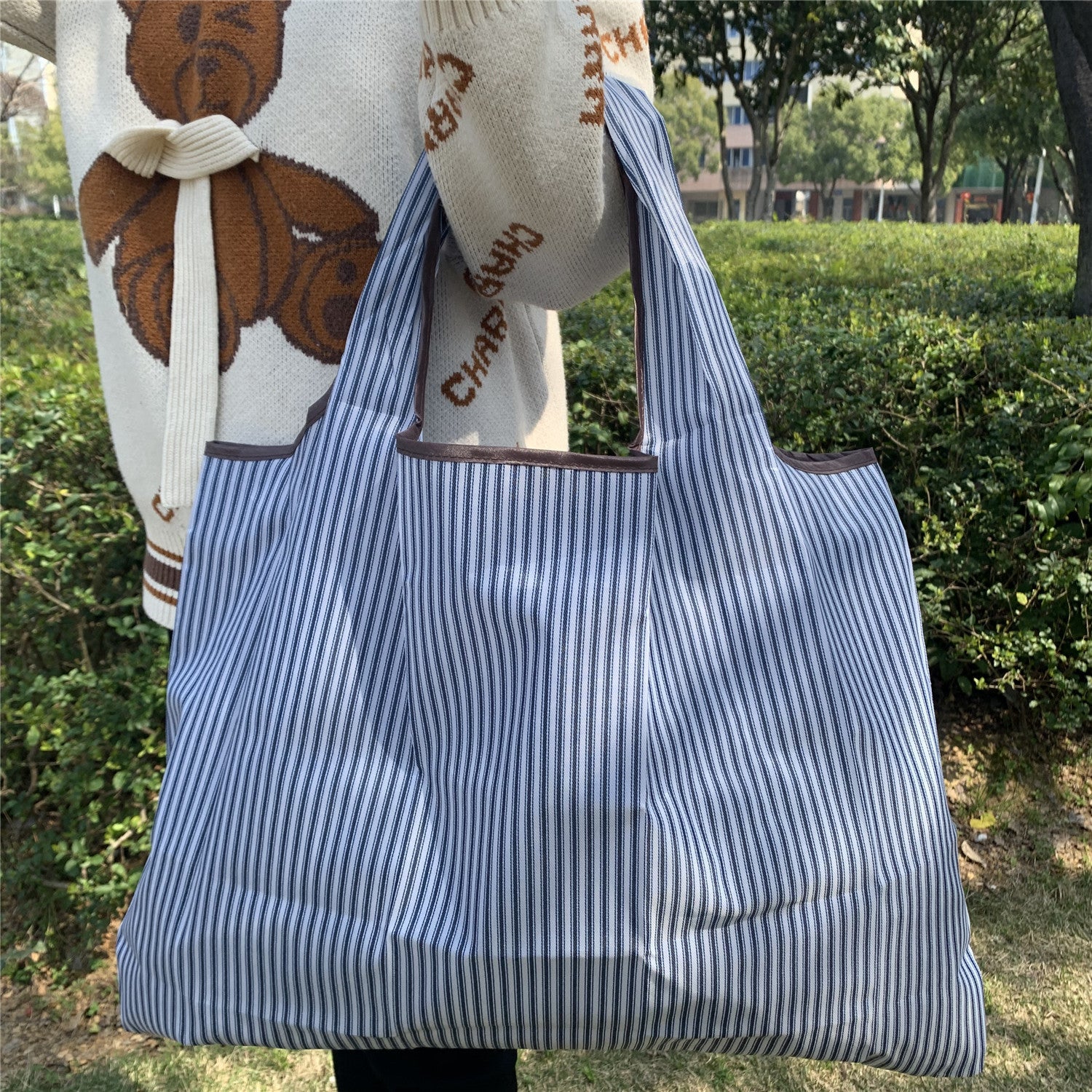Folding Environment-Friendly Shopping Bag – Reusable & Portable