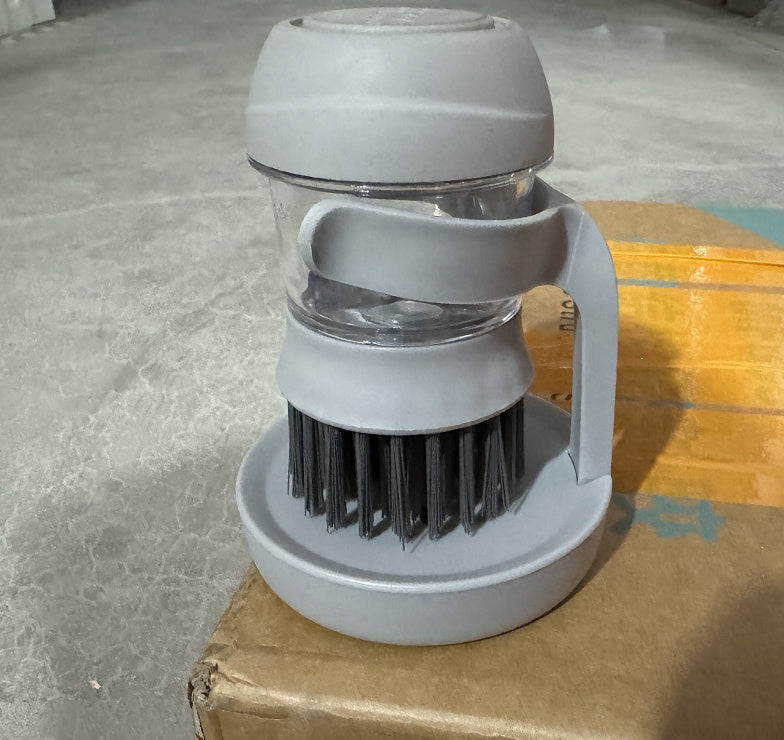 Automatic Liquid Dispensing Pot Cleaning Brush – Multifunctional Kitchen Scrubber