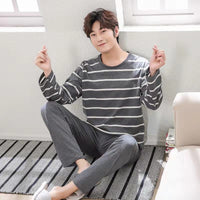 Dark Gray Large Stripes