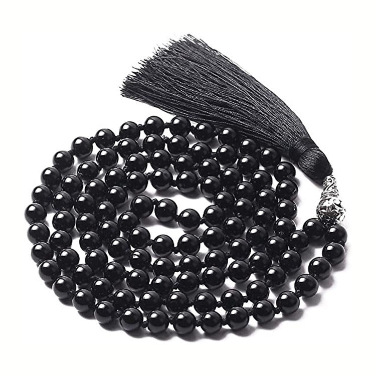 108 Beaded Bohemian Fenglan Agate Twin Bracelet