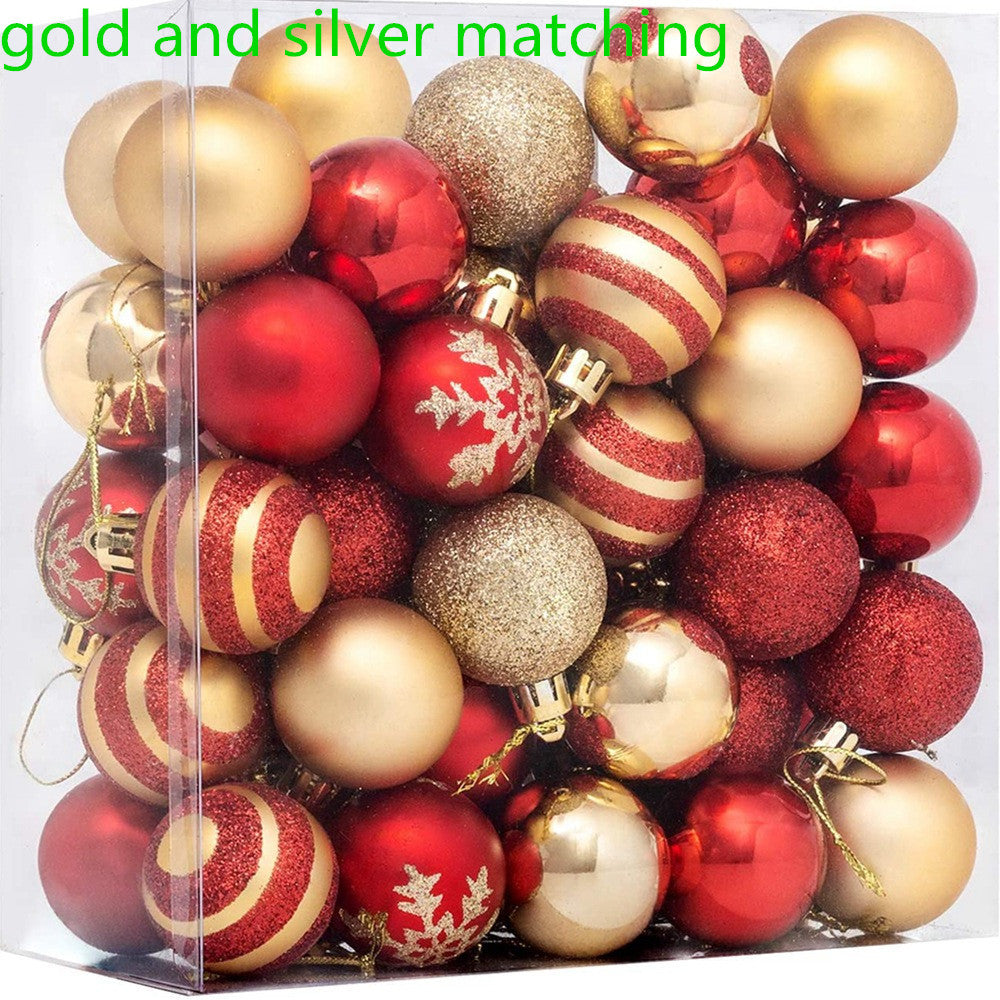 4CM50 Hand Painted Christmas Hanging Balls