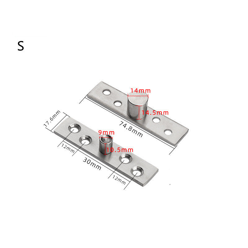 Stainless Steel 360 Degree Hinge Wooden Door Upper And Lower Hinge Locator