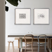 Modern Simple Black And White Line Decorative Painting