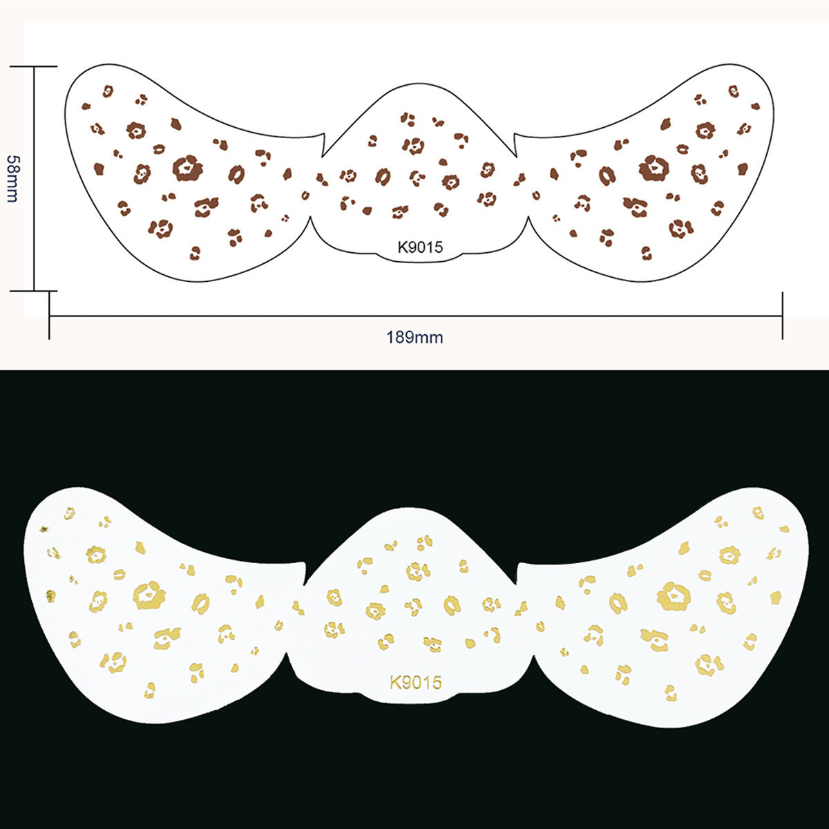 Freckle Tattoo Stickers – Waterproof Gold Dot Face & Eye Makeup Stickers for Women