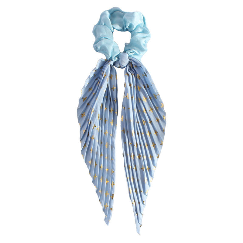 Silk Floral Head Rope Elastic Hair Band For Women Gift