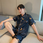 Simple Home Printed Couple Pajamas