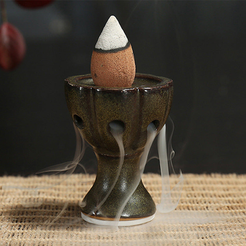 Ceramic Incense Burner Backflow Home Decoration