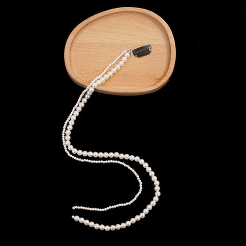 Embroidered Butterfly Pearl Braid Headband