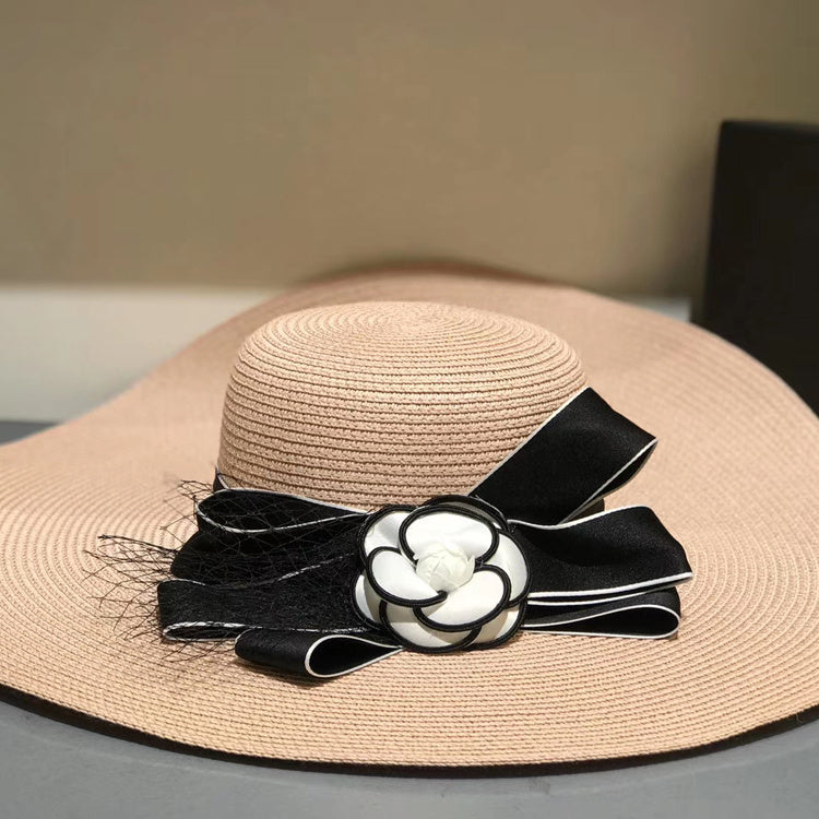 Women Retro Fashion French Sun Hat Seaside Vacation