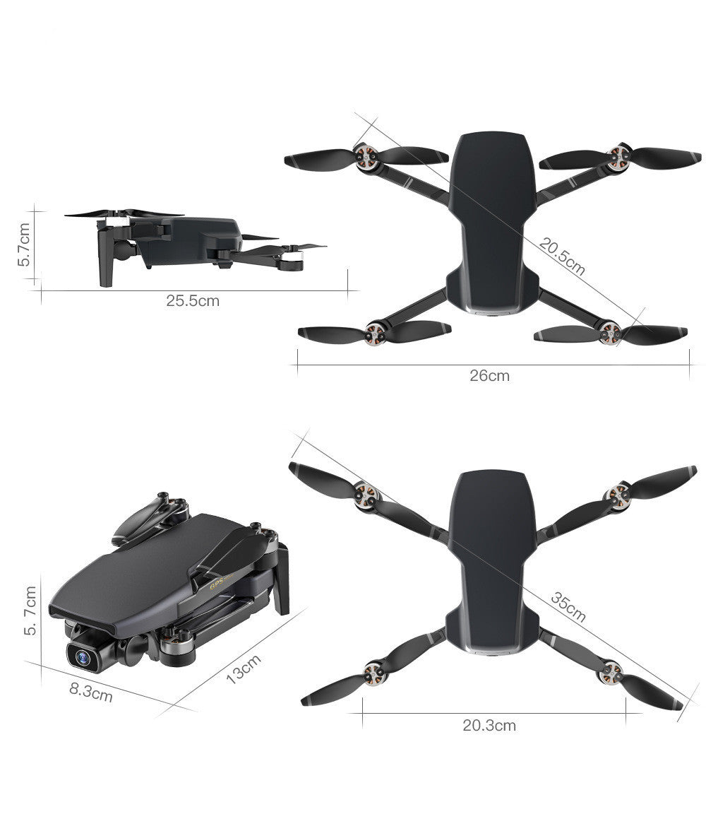 Foldable 4K Drone – Four-Axis Remote Control Quadcopter with HD Aerial Camera