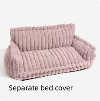 Pink Separate bed cover