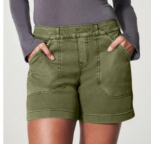 Women's High Waist Cotton & Linen Overalls – Thin A-Line Style