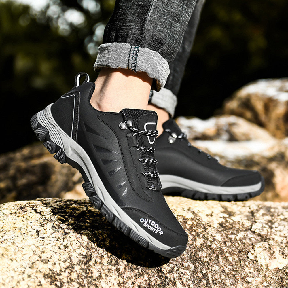 Mountaineering Shoes Plush Training Men's Warmth