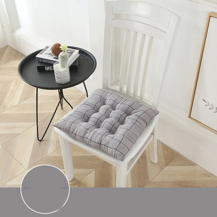 Home Fashion Comfortable Plaid Seat Cushion