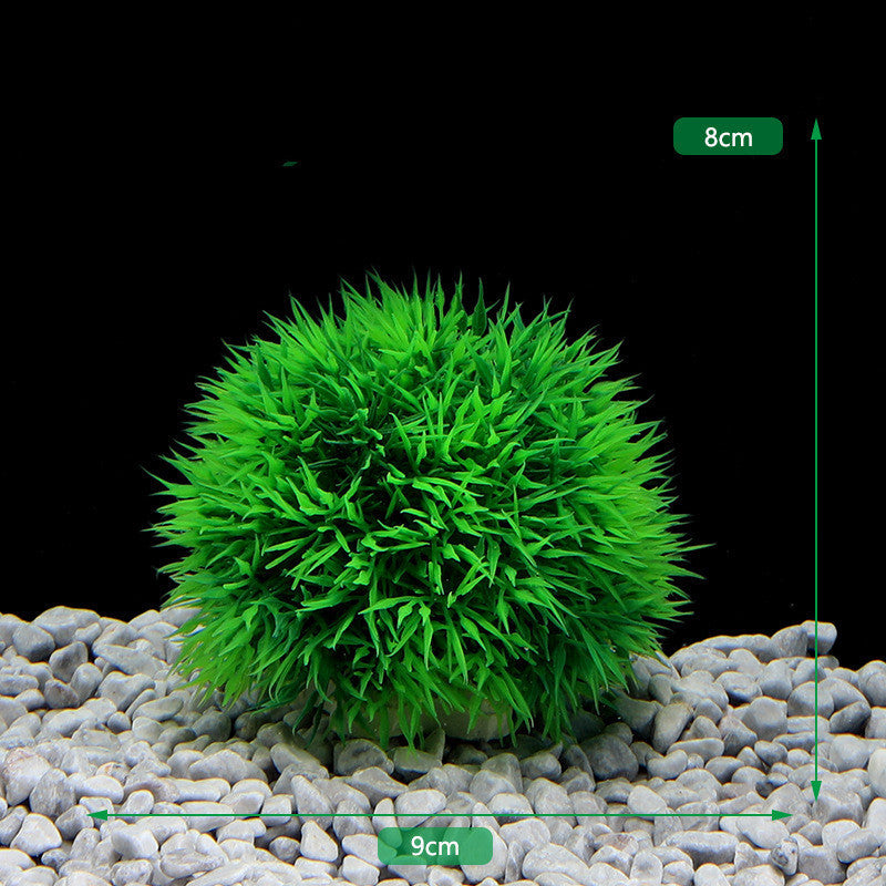 Artificial Grass Ball Water Plant Aquarium Decoration Landscaping Algae Ball