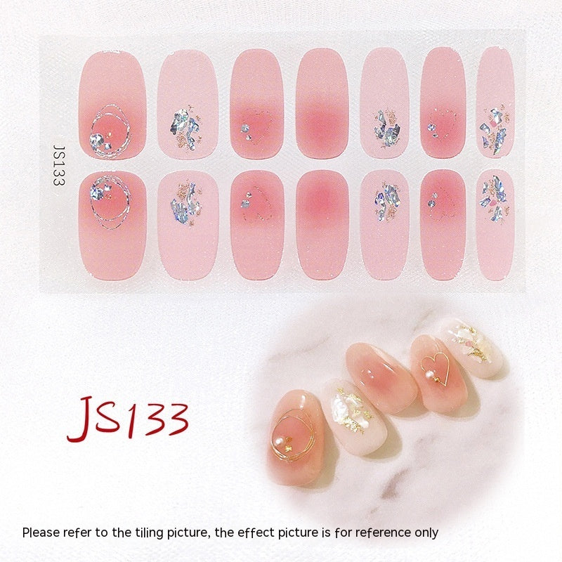 Three-dimensional Craft Crystal Nail Oil Film Crystal Glass Nail Sticker