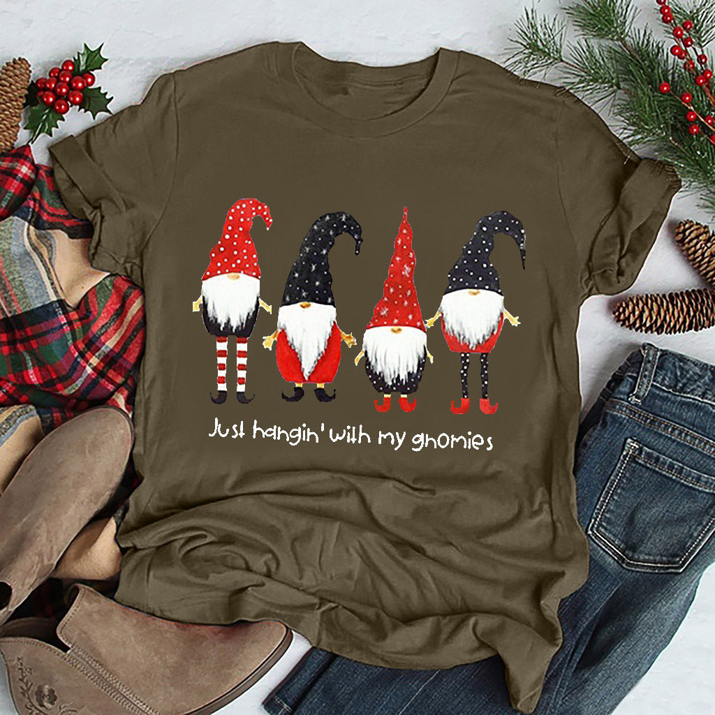 Women's Christmas T-shirt Short Sleeve