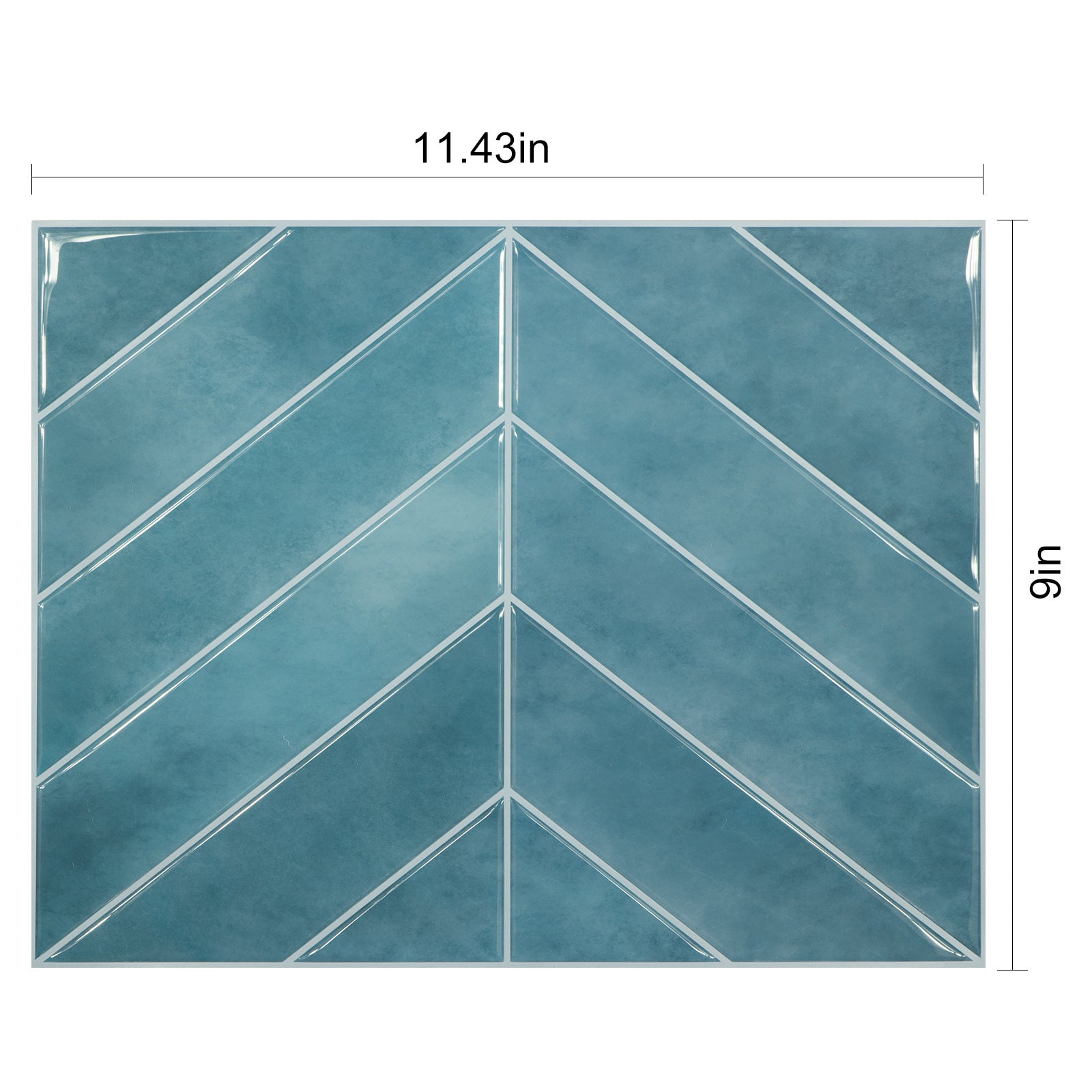 Jade kitchen oil resistant 3D self-adhesive wall sticker