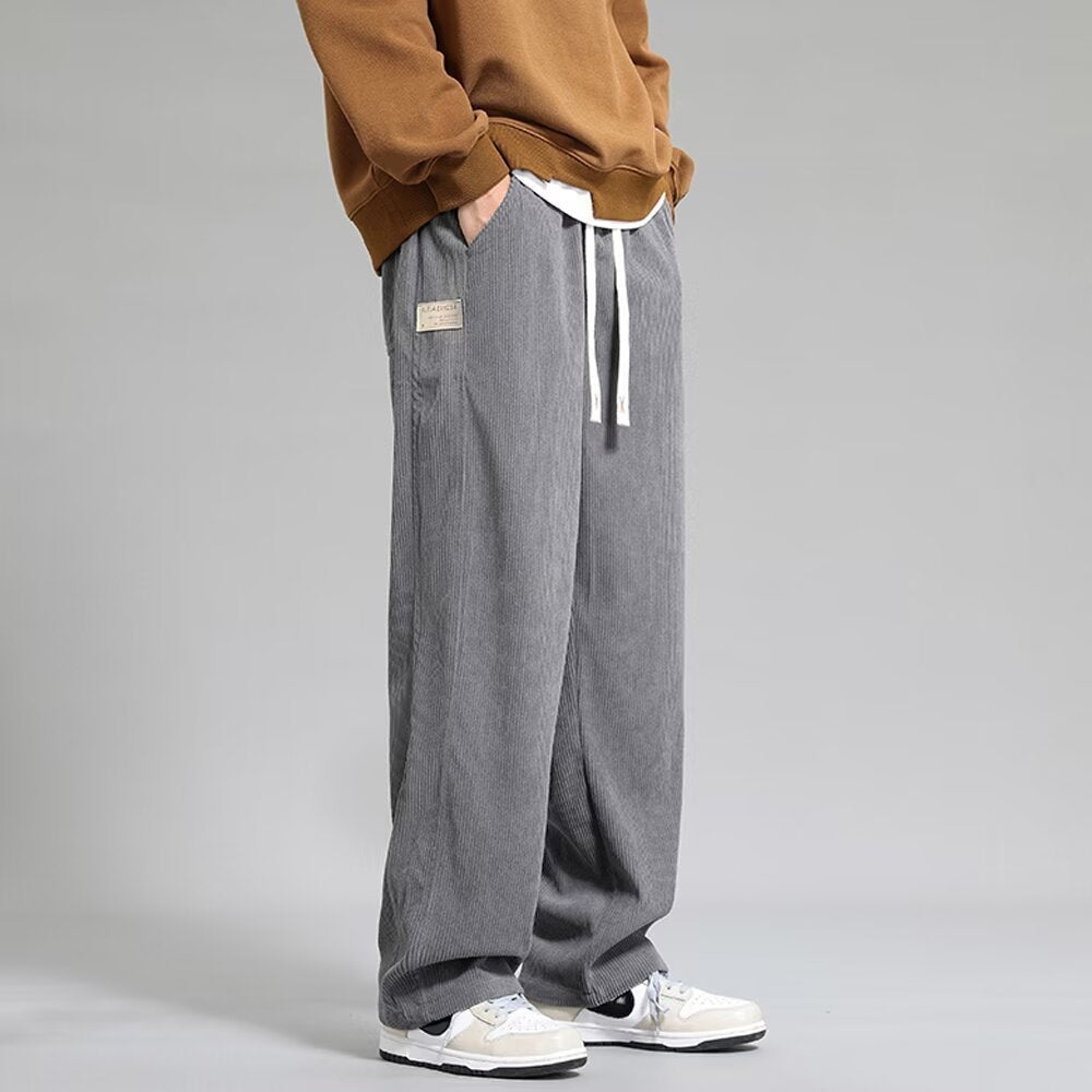 Men’s Autumn & Winter American Style Wide-Leg Street Pants