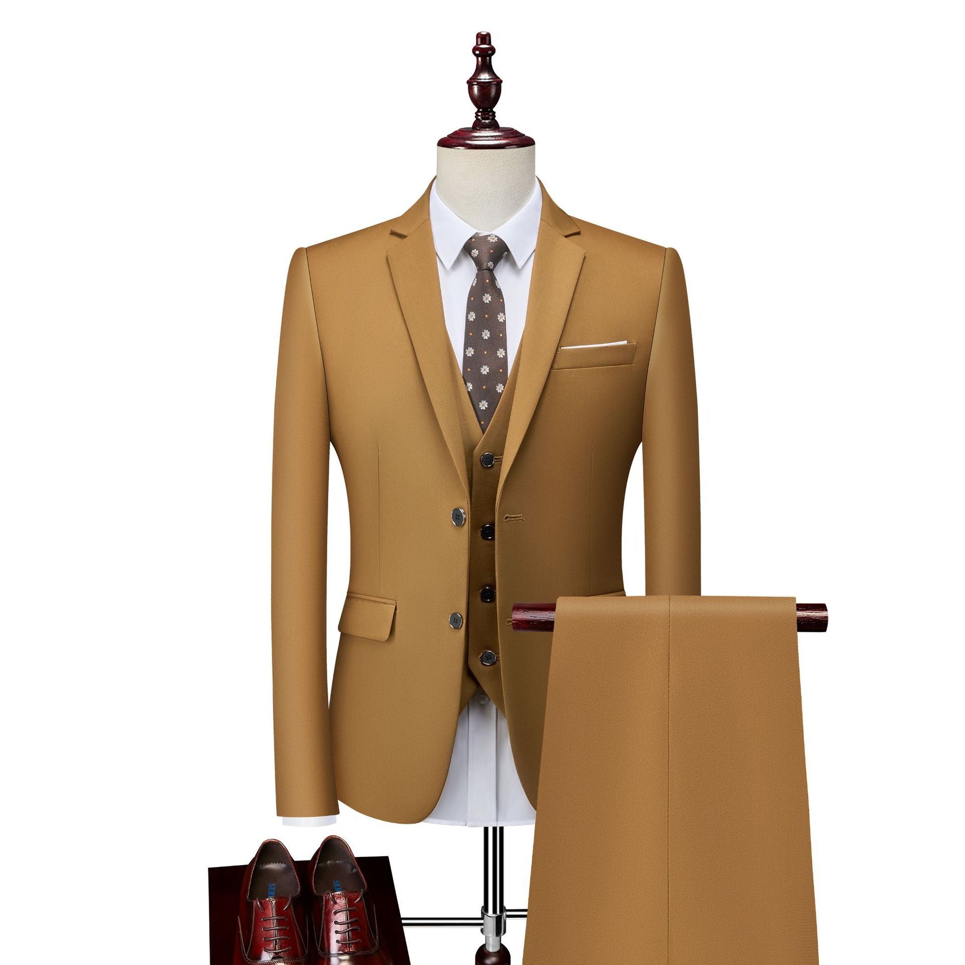 Men's Slim Fit Top Vest For Business Casual Colors Options