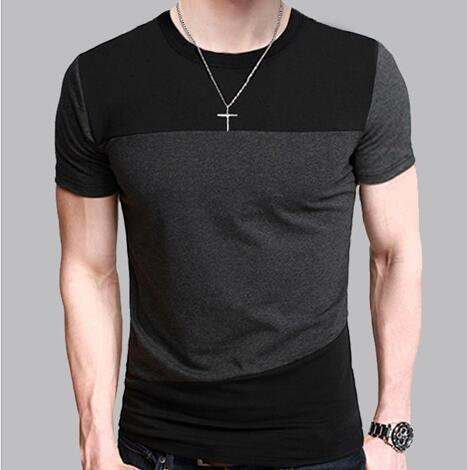 Men's Slim Fit Short Sleeve Polyester T Shirt Casual Wear