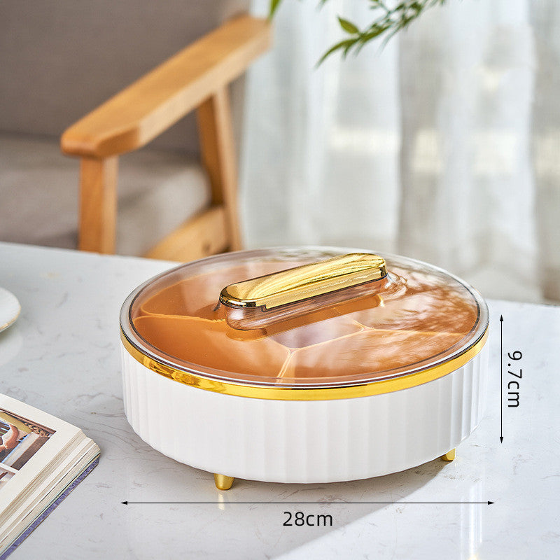 Home Living Room Coffee Table Candy Nuts Snack Storage Box