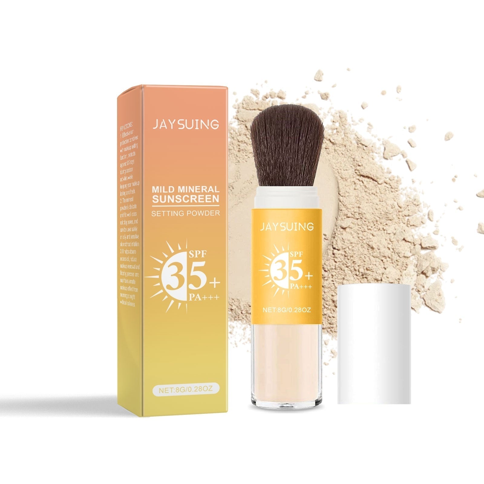 Silicon Powder Sunscreen Setting Powder With UV Shield