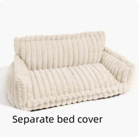Beige Separate bed cover