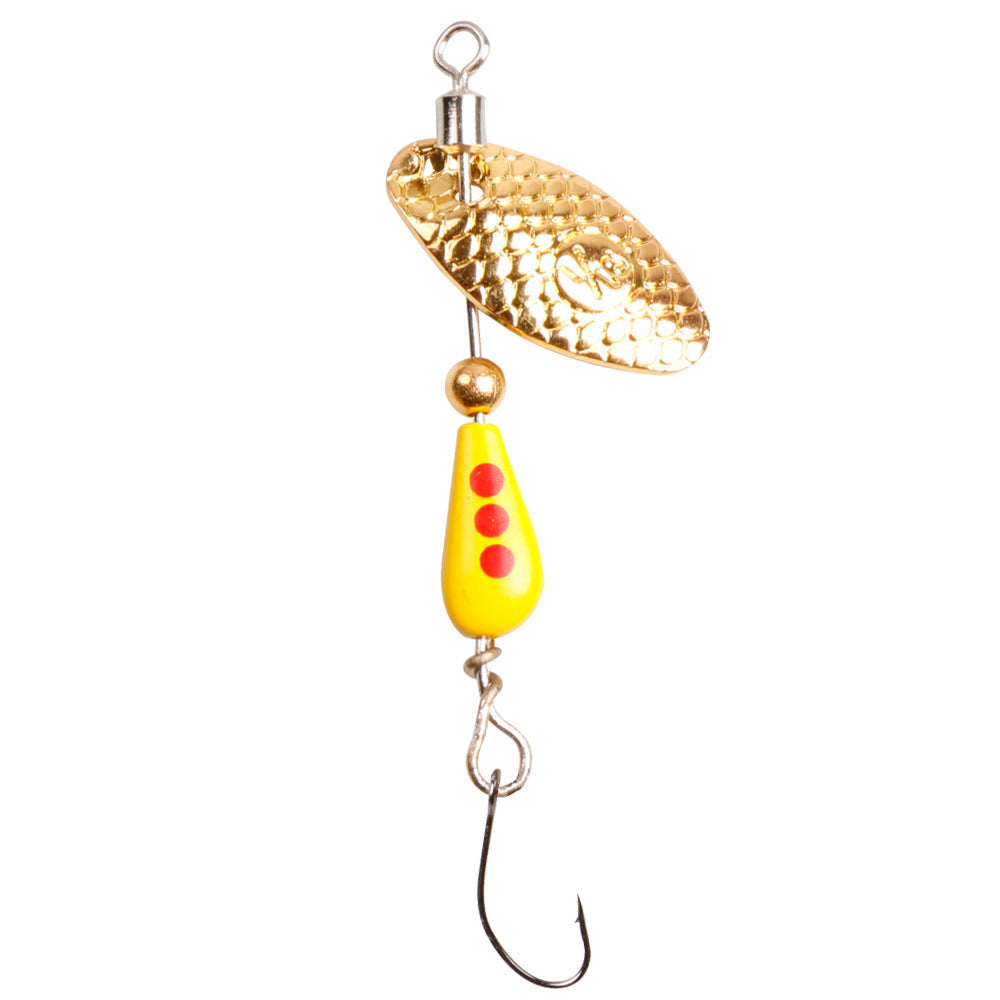 Micromatter Spin Glitter Luya Decoy 5.5cm 2.8g Eccentric Drop Spin Long Throw Metal