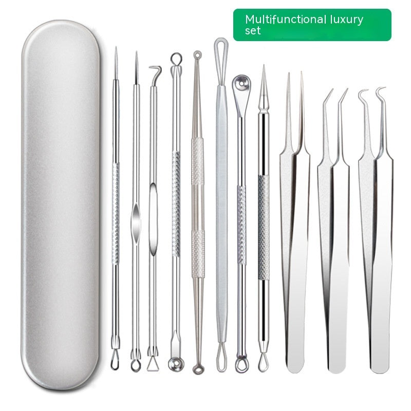 Stainless Steel Acne Needle Kit – Blackhead & Pimple Extractor Beauty Tools