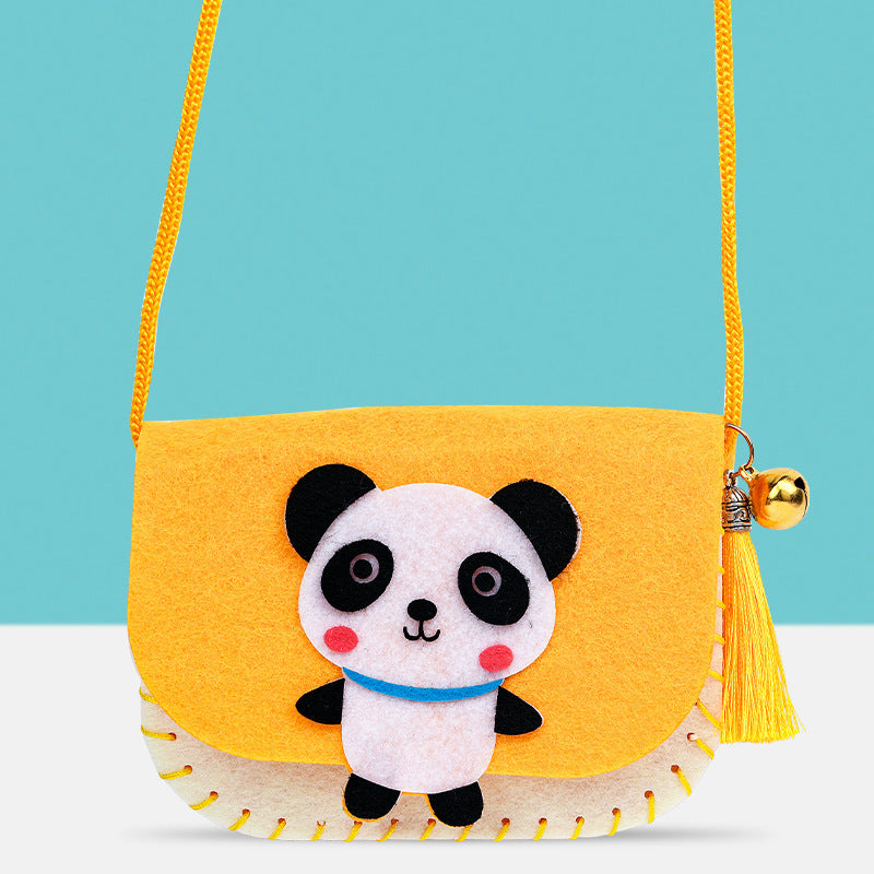 Cartoon Non-Woven Bag DIY Craft Kit – Kindergarten Educational Paste Toy Set