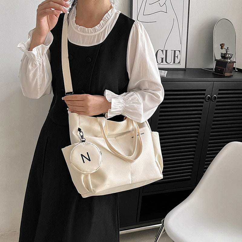 Women Shoulder Crossbody Bag Canvas Tote Messenger Bag 2025 Ladies Hand Bags Female Handbag
