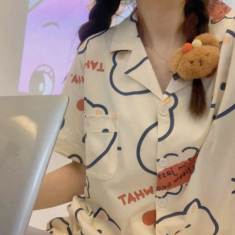 Women's Cute Cartoon Homewear Suit