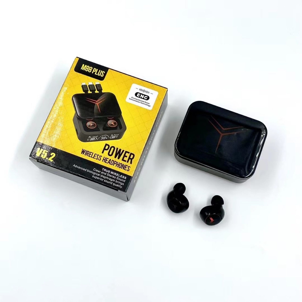 Bluetooth Headset Ultra-long Life Battery Large Power M88 PLUS Bluetooth Headset