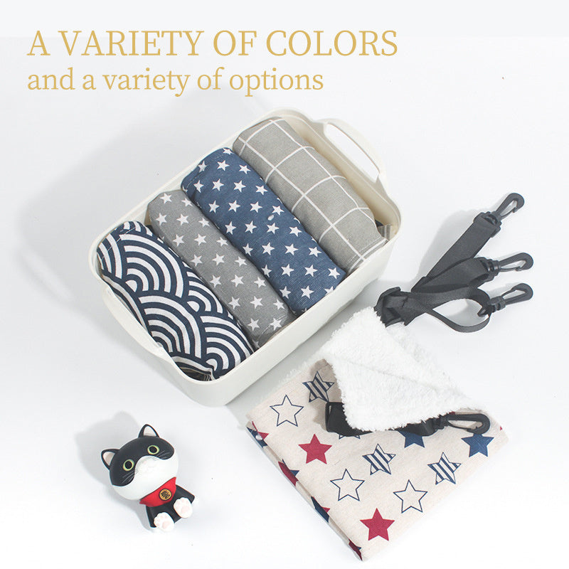 Designer Pet Hammock Cotton Mouse Ferrets Guinea Pig Cat Hanging Bed For Cats Rodents Hammock For Hamster Pets Supplies