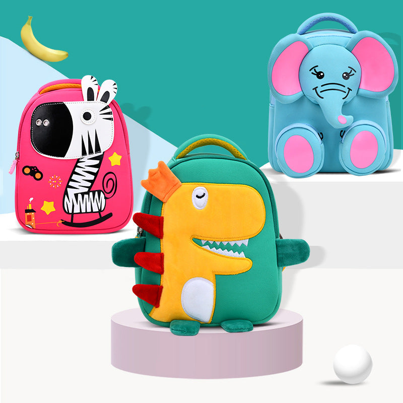 Cartoon Style Diving Material Mini Backpack Kids Unisex